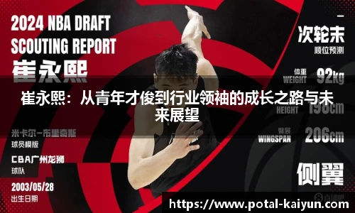 崔永熙:从青年才俊到行业领袖的成长之路与未来展望