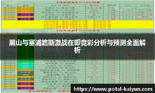 黑山与塞浦路斯激战在即竞彩分析与预测全面解析